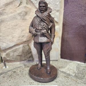 Vintage Aviator Bronze Sculpture